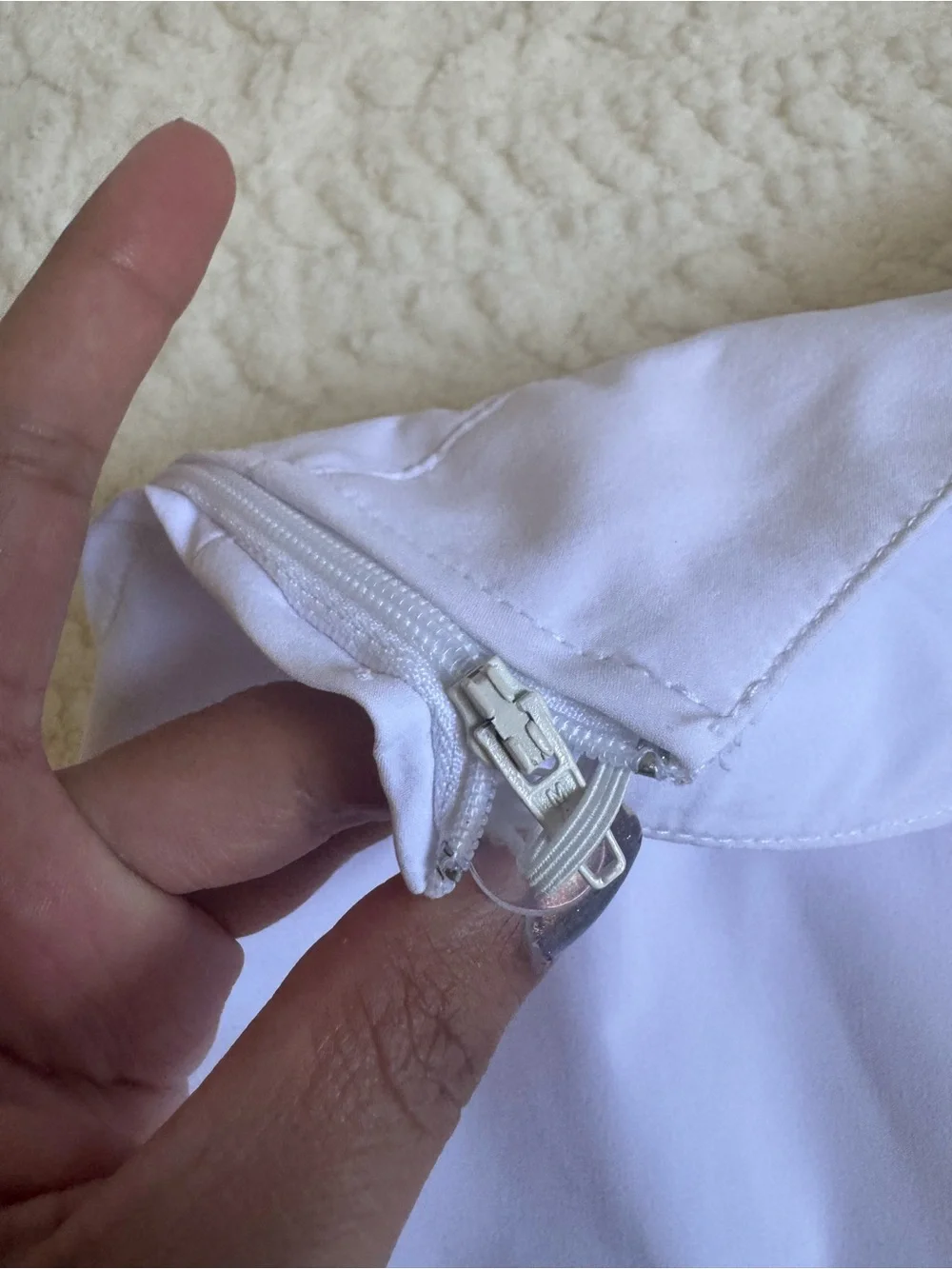 Jamie Sadock White Golf Skort Cargo Pockets Built In Shorts Size 6 - Picture 6 of 9